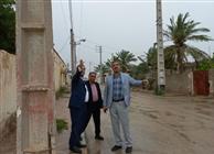 بازدید مدیر عامل شرکت توزیع نیروی برق خوزستان از وضعیت شبکه برق خرمشهر